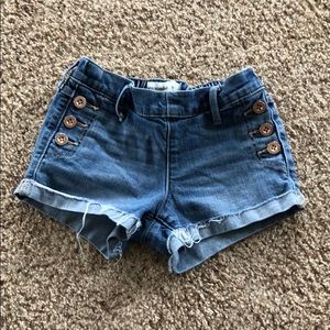 Abercrombie Kids Jean Shorts Button Detail on Side